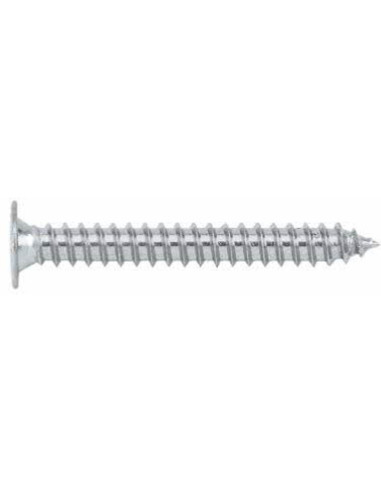 1 x Tornillo chapa doble roscado cabeza plana...