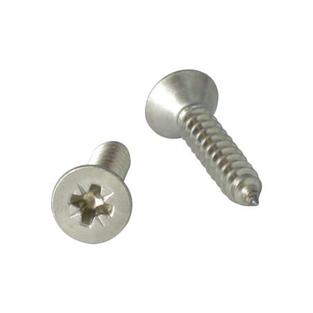 1 x Tornillo chapa Inoxidable A2 cabeza fresada/testa svasat Pozi 6.3X16