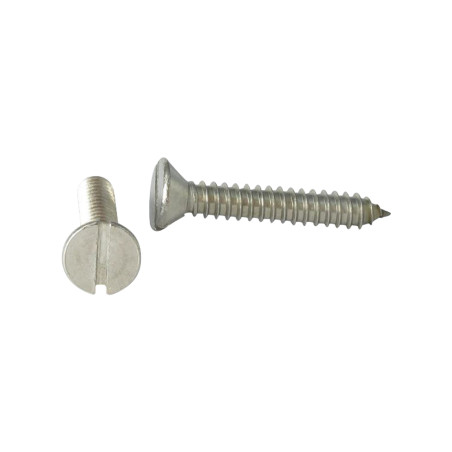 1 x Tornillo chapa Inoxidable A2 cabeza fresada/testa svasat ranura 4.8X25