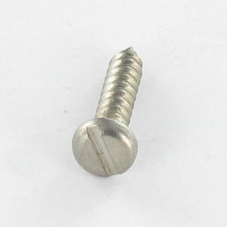 1 x Tornillo chapa Inoxidable A2 cabeza cilíndrica ranura 3.9X16
