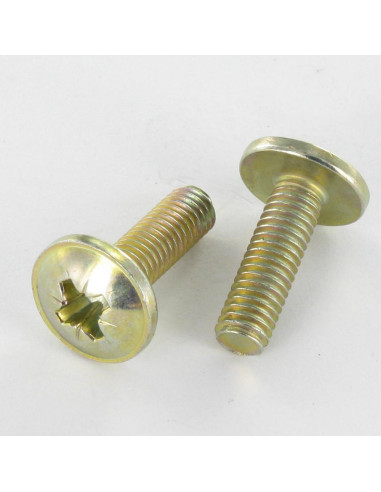 1 x Tornillo poelier cabeza redonda ancha Pozi...