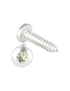 Tornillo chapa cabeza abovedada ancha 4.2X13 Inoxidable...