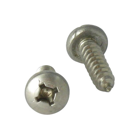 1 x Tornillo chapa Inoxidable A2 cabeza cilíndrica cuadrado phillips 4.8X50 SQ2+PH2