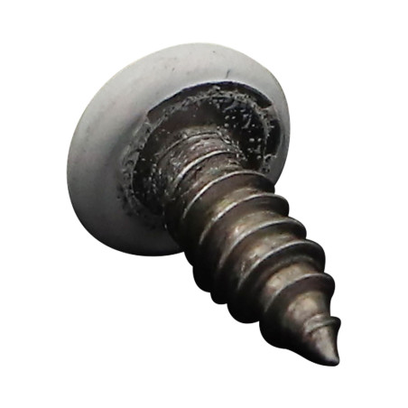 1 x Tornillo chapa cabeza abovedada ancha 4.2X13 Inoxidable A2 TORX T20 RAL9010 blanco puro