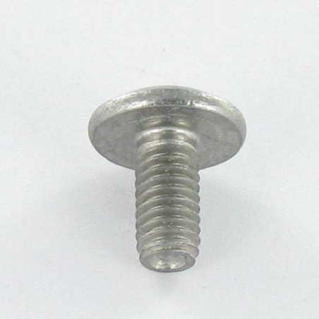 1 x Tornillo metales poelier cabeza redonda ancha Pozi M6X16 Inoxidable A2 Negro RAL9005 negro intenso
