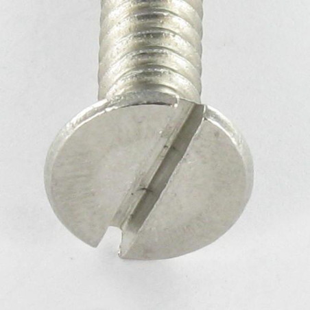1 x Tornillo chapa Inoxidable A2 cabeza fresada/testa svasat ranura 3.9X16