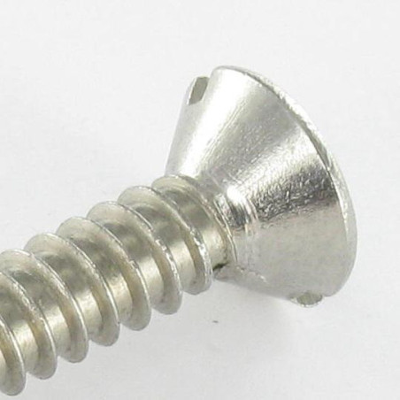 1 x Tornillo chapa Inoxidable A2 cabeza fresada/testa svasat ranura 3.9X16