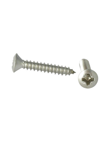 1 x Tornillo chapa Inoxidable A2 cabeza fresada...