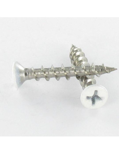 1 x Tornillo pvc 30 cabeza fresada/testa svasat...