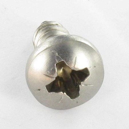 1 x Tornillo chapa Inoxidable A2 cabeza abovedada ancha Pozi 3.9X38
