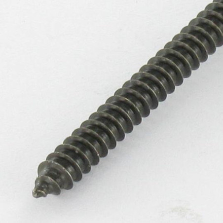 1 x Tornillo chapa Inoxidable A2 Negro cabeza abovedada ancha Pozi 4.8X38 EP3