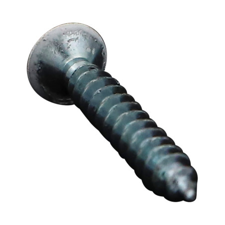 1 x Tornillo pvc 30 cabeza fresada/testa svasat phillips 4.3X30 Autoperforante Acero cincado blanco RAL9010 blanco puro