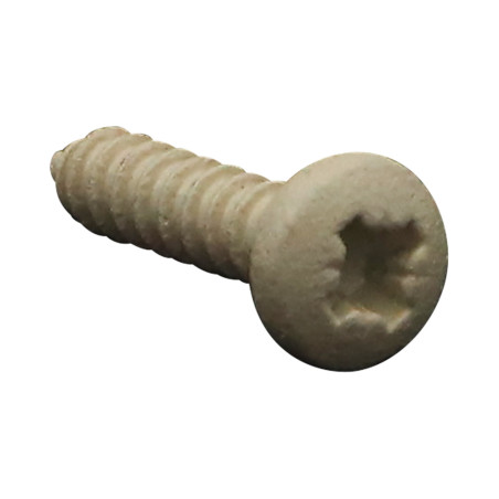 1 x Tornillo chapa Inoxidable A2 cabeza abovedada ancha Pozi 3.5X16 BEIGE RAL1015 marfil claro