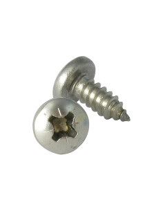 Tornillo chapa Inoxidable A2 cabeza abovedada ancha Pozi...