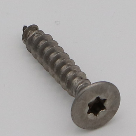 1 x Tornillo madera aglomerado cabeza fresada/testa svasat TORX T25 6X80 roscado total Inoxidable A2