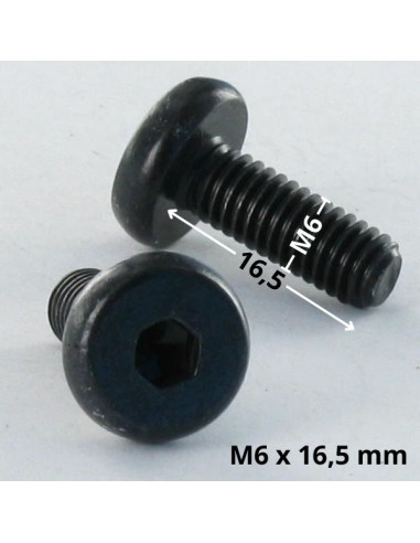 1 x Tornillo metales cabeza cilíndrica ancha...