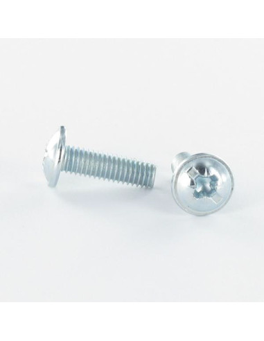 1 x Tornillo poelier cabeza redonda ancha Pozi...
