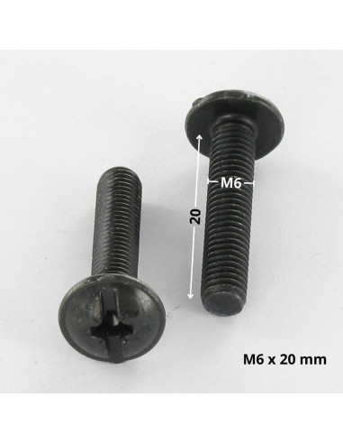 1 x Tornillo poelier cabeza redonda ancha Pozi...