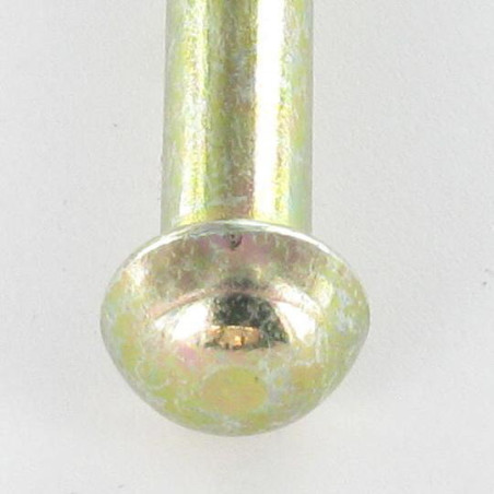 1 x Remache macizo cabeza redonda 3.5X11.5 Bicromato