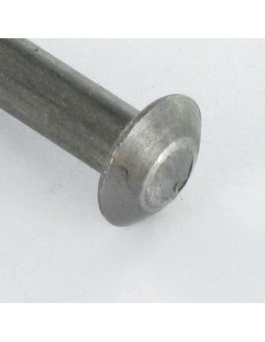 1 x Remache macizo cabeza bombeada 2.6X14 +0...