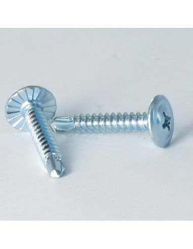 1 x Tornillo autoperforante cabeza redonda...