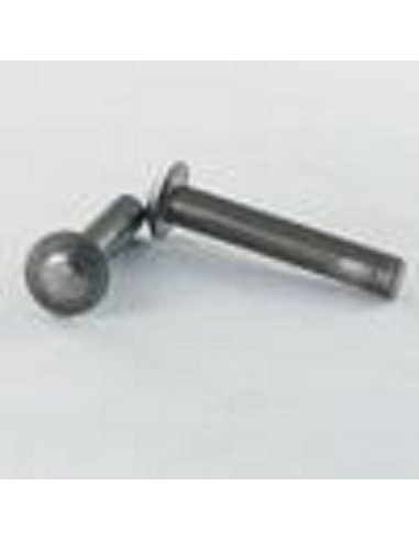1 x Remache macizo cabeza bombeada 2.6X14 +0...