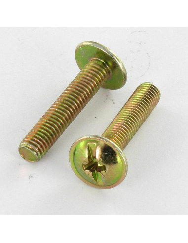 1 x Tornillo poelier cabeza redonda ancha Pozi...