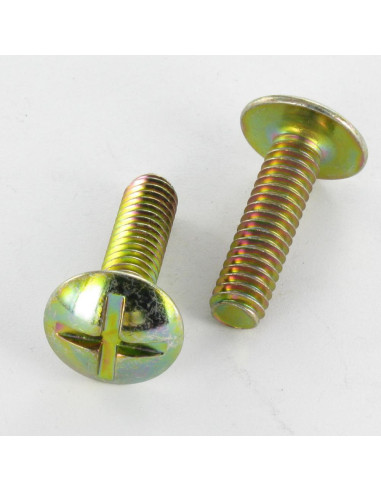 1 x Tornillo poelier cabeza redonda ancha...