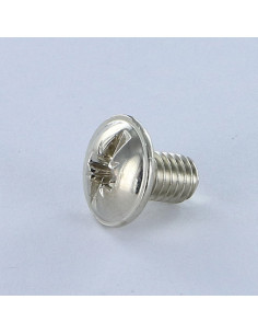 Tornillo poelier cabeza redonda ancha Pozi ranura M6X10...
