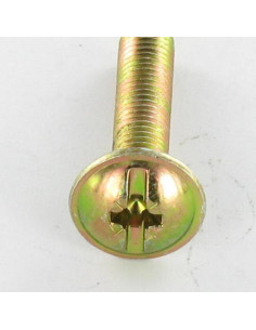 Tornillo poelier cabeza redonda ancha Pozi ranura M4X25... 2