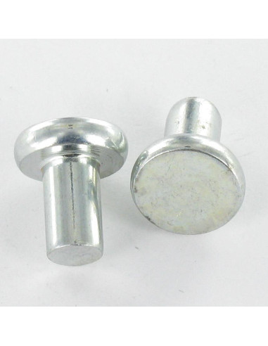 1 x Remache macizo cabeza plana 6.5X10 Acero...