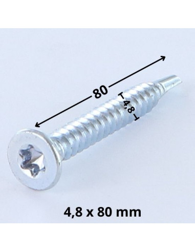 1 x Tornillo autoperforante cabeza...