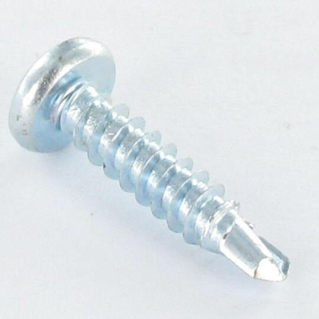 1 x Tornillo autoperforante cabeza cilíndrica abombada 4.8X16 TORX T25 Acero cincado blanco