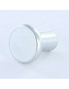 Remache macizo cabeza plana 4.5X9 Acero cincado blanco