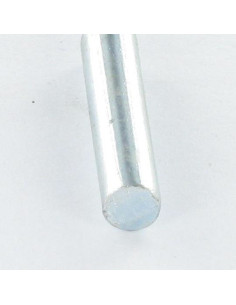 Eje liso 10X103 Acero cincado blanco 2