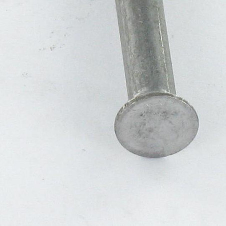 1 x Remache macizo cabeza fresada/testa svasat 3X8 Acero bruto