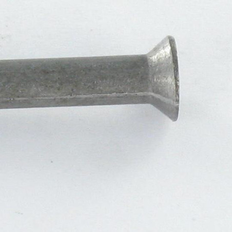 1 x Remache macizo cabeza fresada/testa svasat 4X12 Acero bruto