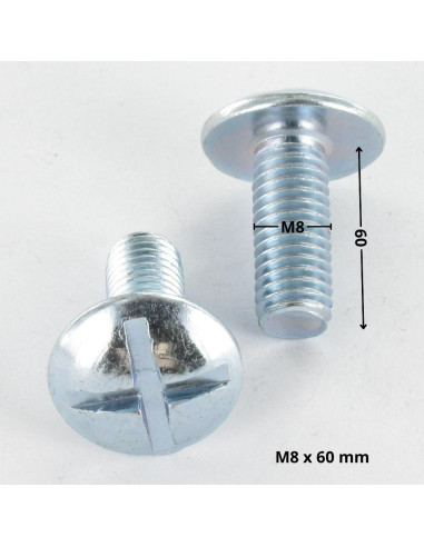 1 x Tornillo poelier cabeza redonda ancha...