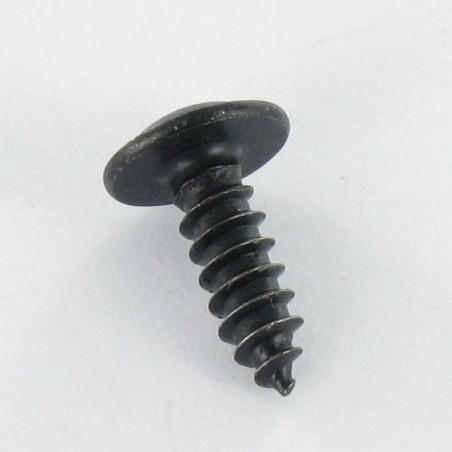 1 x Tornillo chapa poelier cabeza redonda ancha Pozi 4.8X13 Acero cincado negro