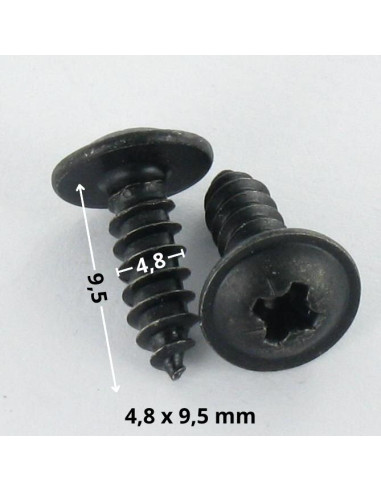 1 x Tornillo chapa poelier cabeza redonda ancha...