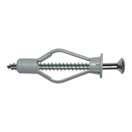 1 x Taco Nylon 8X40 con Tornillo madera cabeza fresada/testa svasat 4X45
