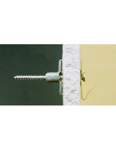 1 x Taco Nylon 8X40 con Tornillo madera cabeza...
