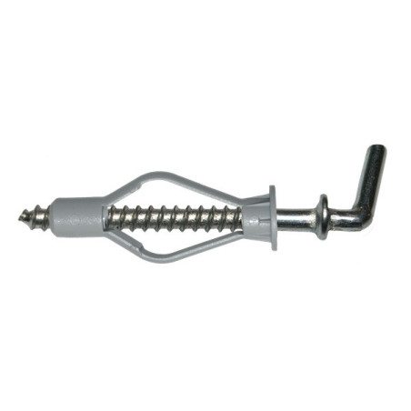 1 x Taco Nylon 8X40 con Escarpia CORTO reborde 4X45