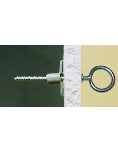 1 x Taco Nylon 8X40 con Tornillo de ojo con...