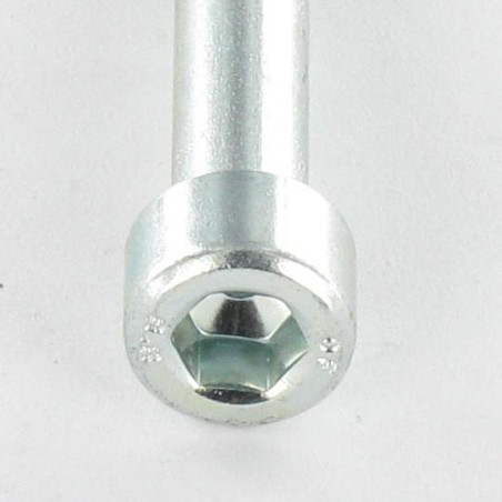 1 x Tornillo metales CHC BTR M3X30 roscado en 18 Clase 8.8 llave de 2.5 Acero cincado blanco microtornillo