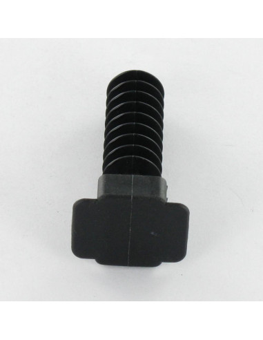 1 x APOYO MURO forma Taco nylon nero con 9.6