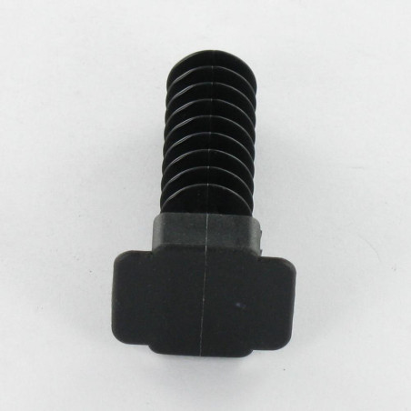 1 x APOYO MURO forma Taco nylon nero con 9.6