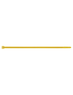 Abrazaderas de sujeción inox Nylon Amarillo 2,5 x 100