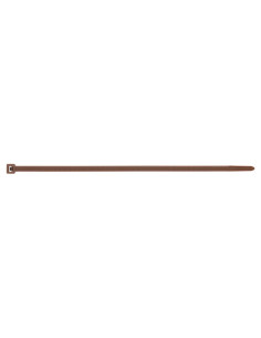 Abrazaderas de sujeción inox Nylon marrón 3,6 x 200