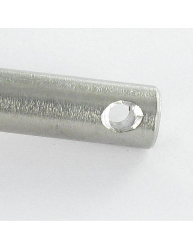 1 x Pasador cabeza plana 10X74 perforada 3...